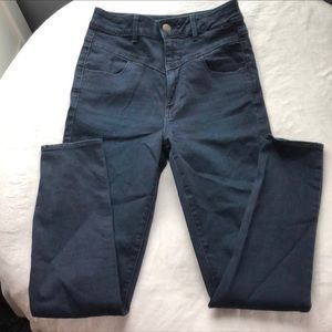 AMERICAN EAGLE Super Sky High Jeggings : WORN ONCE